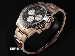 ROLEX 勞力士 Cosmograph Daytona 宇宙計時型 迪通拿 126525 18K永恆玫瑰金 <font color="#ff0000">Lemans 利曼100週年 黑色陶瓷視距儀刻度錶框搭配紅色「100」字樣</font><font color="#FF0000">&nbsp;</font><font color="#fa00fa">2026年保卡 透明錶背</font>&nbsp;賽車錶 自動上鍊 40mm