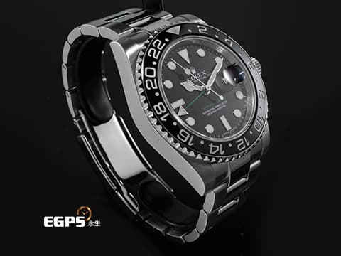 ROLEX 勞力士 GMT-Master II 蠔式 格林威治型 116710LN 不鏽鋼材質  經典綠色GMT指針 GMT 兩地時區 黑色陶瓷圈 自動上鏈 40mm
