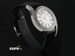 PIAGET 伯爵 Limelight Gala系列 G0A38160 18K白金材質 <font color="#05f0f0">鑲飾60顆圓形美鑽（約0.92克拉）錶圈</font> <font color="#ff0000">2025年保卡 新錶訂價：1,040,000元</font>&nbsp;石英機芯 32mm