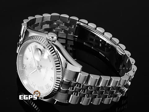 ROLEX 勞力士 DATEJUST 116234 蠔式 經典 不鏽鋼材質 銀色面盤 立體羅馬數字時標 台灣公司貨 錶友未使用蒐藏品 自動上鏈&nbsp;36mm