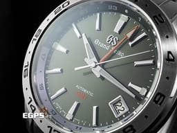 GRAND SEIKO 特級精工 Sport Collection GMT SBGM247G 不鏽鋼材質&nbsp;<font color="#ccfd44">綠色面盤</font><font color="#FF0000"> 2025年 台灣公司貨 </font> 自動上鍊 40mm