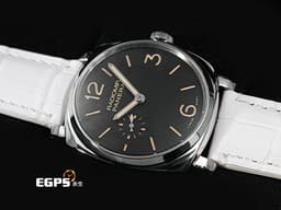PANERAI 沛納海 Radiomir 1940 PAM512 <font color="#be9672">經典三明治面盤 淡褐色夜光時標 菸草面</font> PAM00512 小秒針 不鏽鋼材質&nbsp;<font color="#FF0000">透明底蓋 台灣公司貨</font> 手上鍊 42mm