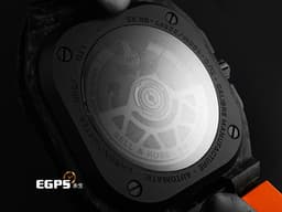 Bell &amp; Ross 柏萊士 BRX5R-BO-TC/SRB Carbon Orange <font color="#05f0f0">碳纖維及鈦金屬材質 動力儲存顯示</font><font color="#ff0000">&nbsp;2025年保卡 限量500只</font>&nbsp;自動上鍊 41mm