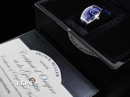 FRANCK MULLER 法蘭穆勒 Curvex CX CX36 酒桶型 不鏽鋼材質 <font color="#0582f5">三維曲線藍色面盤</font> <font color="#ff0000">2025年保單 台灣公司貨 自動上鍊</font>  36.5 x 52.65 mm