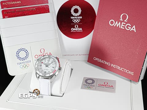 OMEGA 歐米茄 Seamaster Planet Ocean 600 海馬 宇宙海洋 52233402004001 東京奧運 限量版 不鏽鋼&nbsp;陶瓷外圈&nbsp;同軸擒縱 2020年台灣公司貨 限量2020只&nbsp;潛水錶 自動上鍊 39.5mm