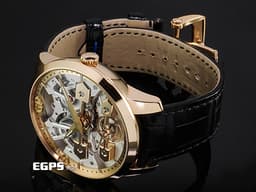 GIRARD PERREGAUX 芝柏 GP Classic Bridges 86000-52-001-BB6A 金橋 18K玫瑰金材質 <font color="#FFff00"></font> <font color="#ff0000">2022年保卡 台灣公司貨 新錶訂價：1,751,800元 </font> 自動上鍊 45mm