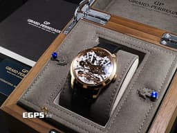 GIRARD PERREGAUX 芝柏 GP Classic Bridges 86000-52-001-BB6A 金橋 18K玫瑰金材質 <font color="#FFff00"></font> <font color="#ff0000">2022年保卡 台灣公司貨 新錶訂價：1,751,800元 </font> 自動上鍊 45mm