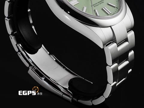 ROLEX 勞力士 Oyster Perpetual 41 蠔式恆動型 134300 2025年最新款最新色 開心果綠色噴漆面盤 經典 OP41 不鏽鋼材質 2025年保卡&nbsp;自動上鍊 41mm