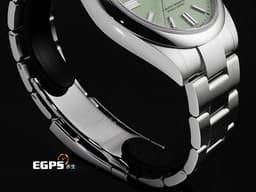 ROLEX 勞力士 Oyster Perpetual 41 蠔式恆動型 134300 <font color="#c4fdcd">2025年最新款最新色 開心果綠色噴漆面盤</font> 經典 OP41 不鏽鋼材質 <font color="#FF0000">2025年保卡</font>&nbsp;自動上鍊 41mm