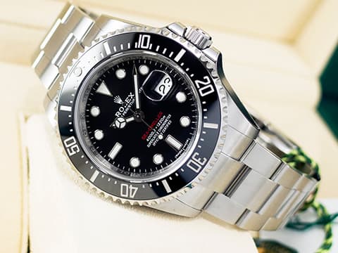 ROLEX 勞力士 Sea-Dweller 126600 蠔式 海使者 50週年 單紅 MK1 無皇冠版 不鏽鋼 陶瓷錶圈 排氦氣閥 2018年保單&nbsp;台灣公司貨 潛水錶 自動上鍊 43mm