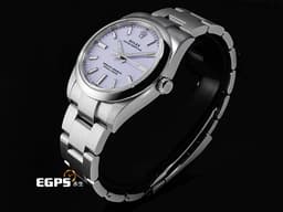 ROLEX 勞力士 Oyster Perpetual 34 蠔式恆動型 124200 <font color="#e0bbf2">最新款 薰衣草紫色面盤</font>&nbsp;OP34 不鏽鋼 大三針<font color="#FF0000">&nbsp;2026年保卡</font> 自動上鍊 34mm