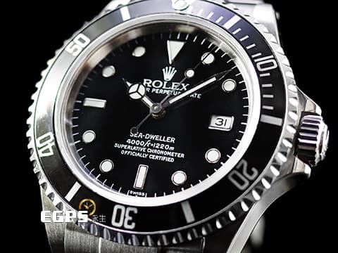 ROLEX 勞力士 Sea-Dweller 16600 海使者 黑水鬼 排氦 潛水錶 Swiss Only面盤，已回RSC原廠完整保養 保固至2027年&nbsp;自動上鍊 40mm