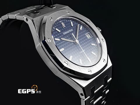 Audemars Piguet 愛彼 AP錶 Royal Oak 皇家橡樹 14790ST.OO.0789ST.08  經典不敗的傳奇 超薄款式 經典格菱紋藍面&nbsp;經典Boy Size&nbsp;自動上鍊 36mm