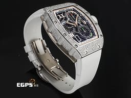 RICHARD MILLE 理查德•米勒 RM RM72-01 WG&nbsp;18K白金材質 <font color="#fafa01">極致完美工藝~</font><div><font color="#05f0f0">鏤空面盤 原廠鑲嵌</font><font color="#04f640">【SNOWFLAKE DIAMONDS】 "宛如雪花般的頂級鑽石" </font><font color="#05f0f0">雪花造型鑽石錶圈</font> <font color="#05f0f0">自製飛返計時機芯</font> <font color="#ff0000">2025年保單</font>&nbsp;自動上鏈 38.4 x 47.34mm</div>