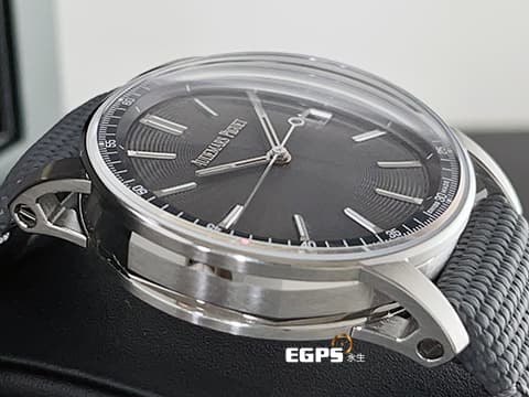 Audemars Piguet 愛彼 AP錶 CODE 11.59系列 15210ST.OO.A009KB.01 灰色同心圓漣漪紋飾面盤&nbsp;大三針 不鏽鋼 2025年保單 自動上鍊 41mm