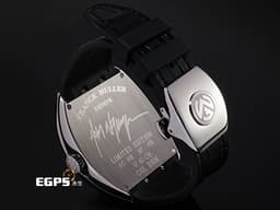 FRANCK MULLER 法蘭穆勒 Vanguard系列 瘋狂時間 V 45 CH HN COL DRM LTD V45 不鏽鋼材質 <font color=#ff00ff> Hom Nguyen 限量聯名款 </font> <font color=#70cce1>不規則順跳時間顯示 手工繪製瘋狂小時 </font> <font color=#ff0000> 2024年保單 限量50支 僅收藏極新品</font> 自動上鍊 44x54mm