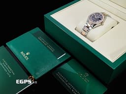 ROLEX 勞力士 DateJust 278381RBR 18K永恆玫瑰金 半金款 <font color="#dabddb">薰衣草紫色面盤 原廠鑲嵌鑽石VI時標</font> <font color="#05f0f0">原廠鑲嵌鑽石錶圈</font> <font color="#ff0000">2026年保卡</font> 自動上鍊 31mm