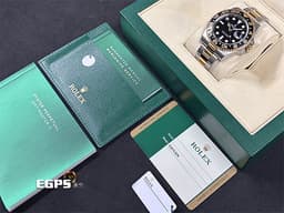 ROLEX 勞力士 GMT-Master II 蠔式 格林威治型 116713LN&nbsp;<font color="#009100">綠色兩地時區指針</font>&nbsp;116713 LN&nbsp;<font color="#f5dea8">18K黃金 半金款</font>&nbsp;陶瓷外圈&nbsp;<font color="#FF0000">2017年保卡 </font> 自動上鏈 40mm