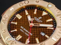 Hublot 宇舶 BIG BANG系列 322.PC.1001.RX 18K玫瑰金材質 <font color="#eed4af">棕色格紋面盤</font>&nbsp;&nbsp;<font color="#ff0000">2019年保卡 整支重約6.24兩 新錶訂價約：1,223,600元</font>&nbsp;自動上鍊 48mm