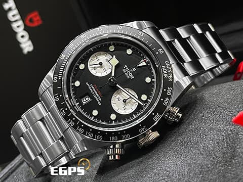 TUDOR 帝舵 Heritage Black Bay Chrono 79360 碧灣 M79360N-0001 計時碼錶 2024年保單 熱門搶手黑熊貓面盤 MT5813自製機芯 自動上鍊 41mm