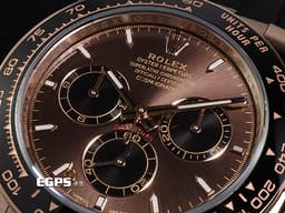 ROLEX 勞力士 Cosmograph Daytona 迪通拿 126515 18K永恆玫瑰金材質<font color="#FF0000">&nbsp;</font><font color="#fba937">2025年最新款&nbsp;巧克力熊貓面盤</font>&nbsp;黑色陶瓷錶圈 <font color="#FF0000">&nbsp;2025年保卡</font>&nbsp;自動上鍊 計時碼錶 40mm
