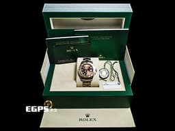 ROLEX 勞力士 Yacht-Master 37 蠔式 遊艇名仕型 268621 <font color="#D2691E">巧克力色面盤</font> 中型 永恆玫瑰金 半金款 <font color="#FF0000">2024年保卡</font> 自動上鍊 37mm