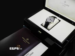 PATEK PHILIPPE 百達翡麗 PP CALATRAVA 經典的小三針款式系列 5196G-001 18K白金材質 <font color="#05f0f0">銀灰色紋路面盤</font>&nbsp;<font color="#FF0000">台灣公司貨 </font>手動上鏈&nbsp;37mm