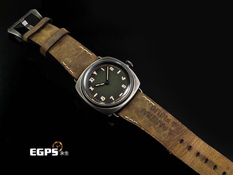 PANERAI 沛納海 Radiomir California PAM1349 PAM01349 不鏽鋼材質&nbsp;經典漸層綠色加州面盤、藍鋼指針、Plexiglas樹脂風防 原味復刻&nbsp;八日鍊&nbsp;2023年保卡&nbsp;手上鍊 45mm
