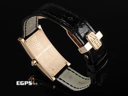 Harry Winston 海瑞溫斯頓  Avenue Aurora 330LQR 18K玫瑰金材質 <font color="#05f0f0">原廠鑲嵌鑽石錶圈 銀白色珍珠貝母面盤</font><font color="#FF0000">&nbsp;</font>石英機芯 39x19mm