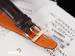 IWC 萬國錶 Portugieser Hand-Wound 8 Days 葡萄牙系列 IW510204 八日鍊 <font color="#eda745">玫瑰金材質</font> 小秒針 錶背動能顯示 手上鍊&nbsp;43mm