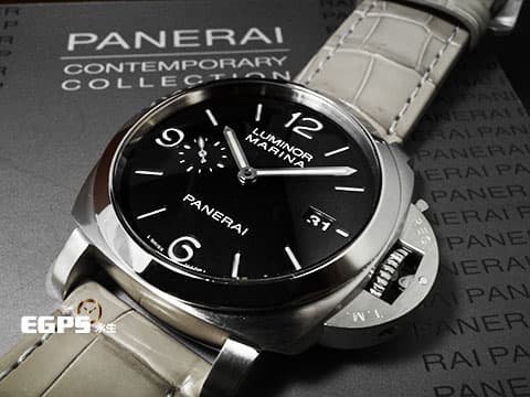 PANERAI 沛納海 Luminor Marina PAM00312 三日鍊 1950殼型復古美感 現代三日動力機芯 經典三明治面盤 小秒針   自動上鍊 44mm