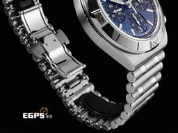 BREITLING 百年靈 Chronomat 42 AB0158101C1A1 不鏽鋼材質 <font color="#0582f5">深藍色面盤 特色子彈鏈</font>&nbsp;<font color="#FF0000">2026年保卡 </font> 自動上鍊 42mm