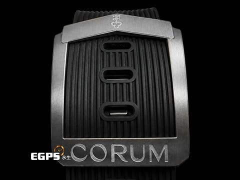 CORUM崑崙 Admiral海軍上將系列 A132/03876&nbsp; 輕量化5級鈦金屬材質 限量計時碼錶 純淨銀白色面盤&nbsp;自動上鍊 45mm