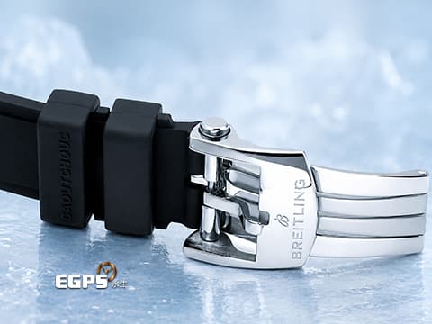 BREITLING 百年靈 CHRONOMAT G10380591C1S1&nbsp;Ice Blue冰藍色太陽放射紋面盤 原廠鑲鑽金錶圈 2023年保卡&nbsp;自動上鏈 36mm