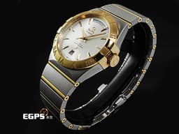 OMEGA 歐米茄 Constellation 星座 12325382202001 18K玫瑰金材質 <font color="#ffff00">經典扣爪設計 星期&amp;日期顯示窗 原廠鑲嵌鑽石羅馬數字時標</font> <font color="#ff0000">2026年保卡 新錶訂價：594,500元</font>&nbsp;自動上鏈 38mm