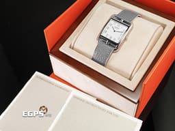 HERMES 愛馬仕 HEURE H 系列 CC3.710.130 不鏽鋼材質 H型錶殼 <font color=#FF0000> 台灣公司貨 </font> 石英機芯 29mm