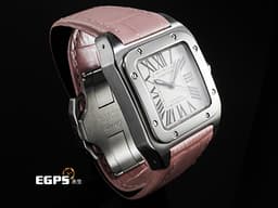 CARTIER 卡地亞 Santos 100 山度士 W20126X8 中型 不鏽鋼材質 <font color="#ff0000">台灣公司貨</font> 自動上鏈 44.2 x 35.6mm
