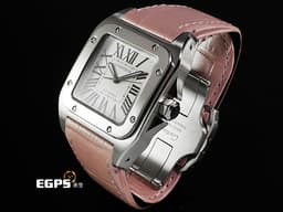 CARTIER 卡地亞 Santos 100 山度士 W20126X8 中型 不鏽鋼材質 <font color="#ff0000">台灣公司貨</font> 自動上鏈 44.2 x 35.6mm