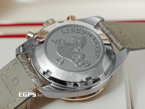 OMEGA 歐米茄 Speedmaster 超霸 速霸 32423385002002 玫瑰金 半金款&nbsp;不鏽鋼 計時碼錶 同軸擒縱 2022年台灣公司貨&nbsp;自動上鍊 38mm