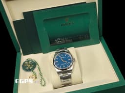 ROLEX 勞力士 Oyster Perpetual 36 OP36 蠔式恆動型 126000 不鏽鋼材質 <font color="#5bc5fb">2025年最新款 藍色烤漆面盤</font>&nbsp;<font color="#FF0000">2025年保卡</font> 自動上鍊 36mm