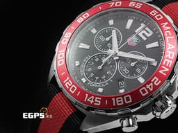 TAG HEUER 泰格豪雅 F1系列 Formula 1 CAZ1112.FC8188 不鏽鋼材質 <font color="#05f0f0">1985年McLaren賽車30週年紀念款 1/10秒計時功能</font>&nbsp;<font color="#ff0000">2026年保卡 限量5000支</font> 石英機芯 42mm