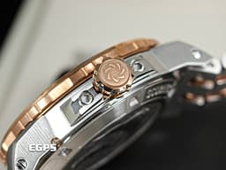 Carl F. Bucherer 寶齊萊 Patravi ScubaTec 柏拉維 深潛 00.10632.24.53.21 <font color="#2d90fb">藍色雕紋面盤</font>&nbsp;<font color="#ffa57d">18K玫瑰金 半金款</font>&nbsp;<font color="#ff0000">排氦氣閥</font>&nbsp;<font color="#FF0000">2025年保卡 </font>潛水錶 自動上鍊 44.6mm