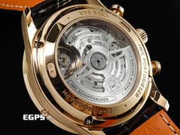 IWC 萬國錶 Portugieser Chronograph 葡萄牙 IW371625 18K玫瑰金材質&nbsp;&nbsp;<font color="#0582f5">深黑色太陽紋放射面盤&nbsp;</font><font color="#ff0000">2025年保卡&nbsp;</font>計時碼表 自動上鍊 41mm