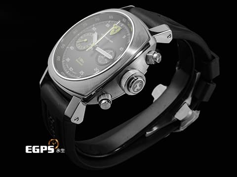 PANERAI Ferrari 沛納海 法拉利 FER00025 不鏽鋼材質&nbsp;法拉利聯名款 1/8 Second 閃電追針計時 限量300支&nbsp;手動上鏈 45mm