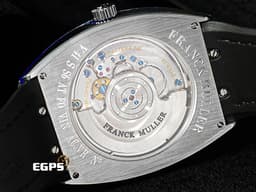 Franck Muller 法蘭穆勒 FM錶 Vanguard系列 Slim Vintage V41 <font color="#0582f5">藍色面盤</font> V41SS6AT 酒桶型 小秒針 不鏽鋼 <font color="#ff0000">最新款 2025年保單</font> 自動上鍊 41mm