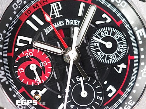 Audemars Piguet 愛彼 AP錶 Royal Oak Offshore 皇家橡樹 離岸型 Alinghi Polaris 阿靈基 帆船隊 北極星 帆船盃 26040ST.OO.D002CA.01 飛返 計時碼表 不鏽鋼 26040 ST 限量1935只 特殊錶盒 自動上鍊&nbsp;42mm