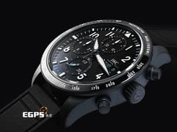 IWC 萬國 Pilot`s Chronograph 41 飛行員 Mercedes-AMG PETRONAS F1 馬石油 IW388108 <font color="#05f0f0">馬石特別版</font>&nbsp;<font color="#05f0f0">星期&amp;日期顯示窗 鈦金屬材質</font>&nbsp;<font color="#ff0000">2026年保卡 最新EasX-CHANGE錶帶更換系統</font> 飛行錶 自動上鍊 41mm