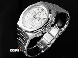 ZENITH 真力時 DEFY Skyline 碟飛 03.9500.3600/01.I001 不鏽鋼材質 <font color="#d9d9d9">銀白色旭日紋圖案面盤</font> <font color="#FF0000"> 2025年保卡 附原廠綠色橡膠錶帶 </font> 自動上鍊 42mm