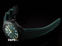 BVLGARI 寶格麗 Octo Roma 103925 黑色DLC不鏽鋼材質&nbsp;<font color="#47b370">綠色巴黎釘紋錶盤 快拆功能錶帶</font><font color="#FF0000">&nbsp;2025年保卡</font>&nbsp;自動上鍊 41mm