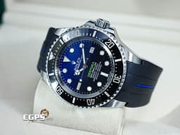 ROLEX 勞力士 Sea-Dweller DeepSea 海使者 深海 116660DB 水鬼王 <font color="#66B3FF">D-Blue 漸<font color="#0080FF">層<font color="#0000E3">藍</font></font></font>&nbsp;陶瓷外框 不鏽鋼 116660 DB <font color="#ff0000">搭配Rubber B橡膠錶帶</font> 排氦氣閥 潛水錶 自動上鍊 44mm
